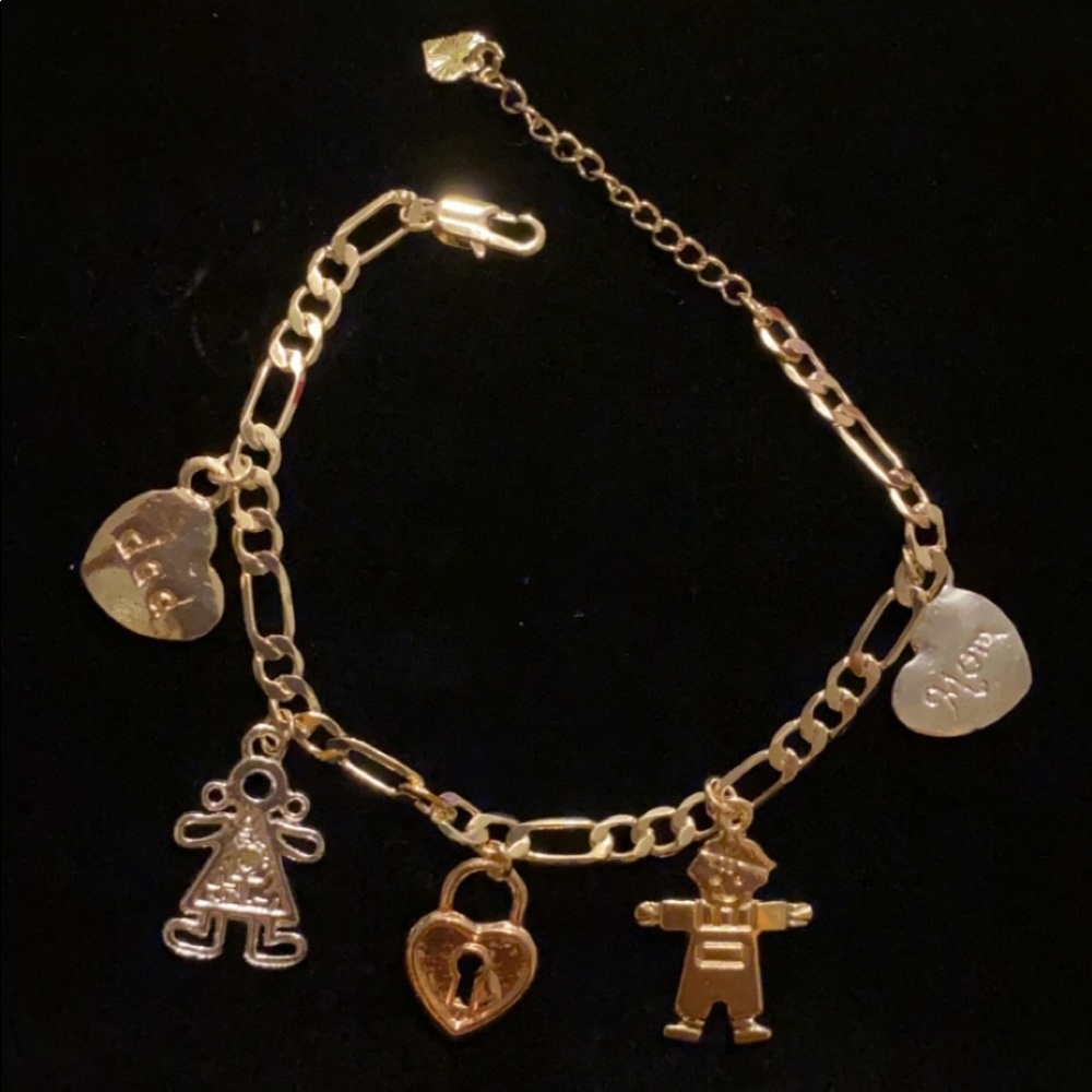 Boy & girl charm bracelet